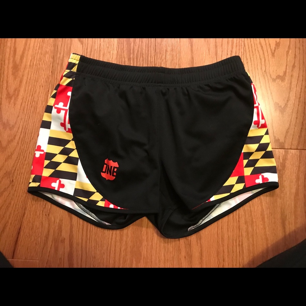 Route One Apparel Maryland Print Shorts